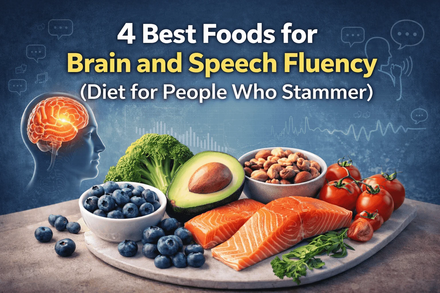 You are currently viewing Best Foods for Brain and Speech Fluency (Diet for People Who Stammer)