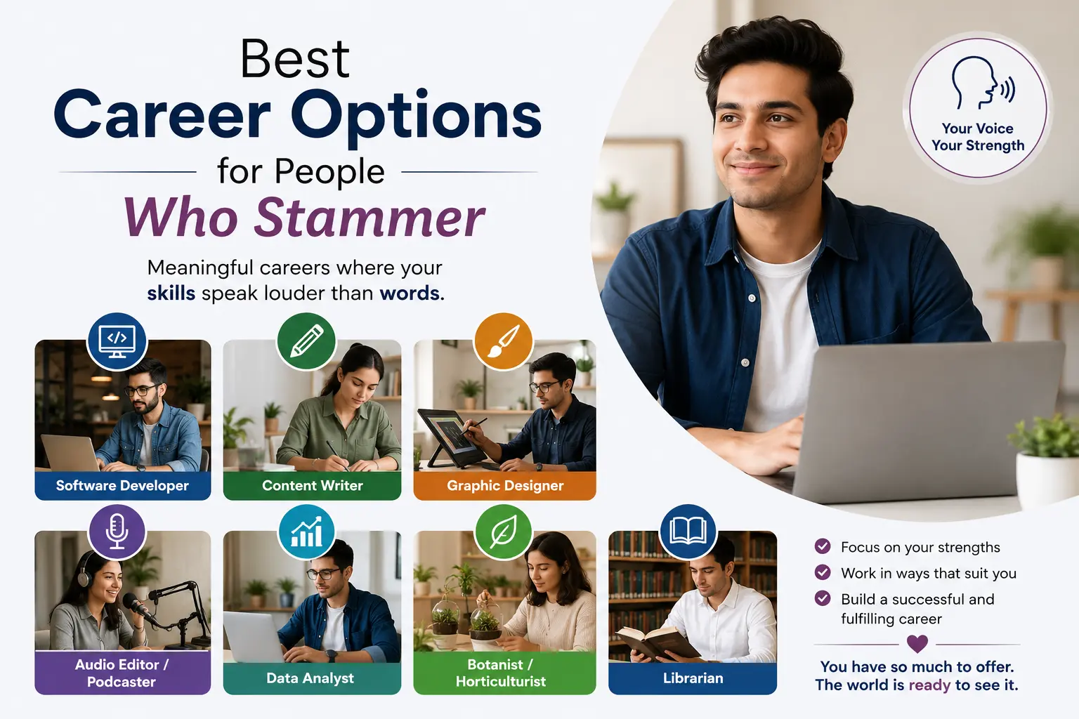 You are currently viewing Best Career Options for People Who Stammer