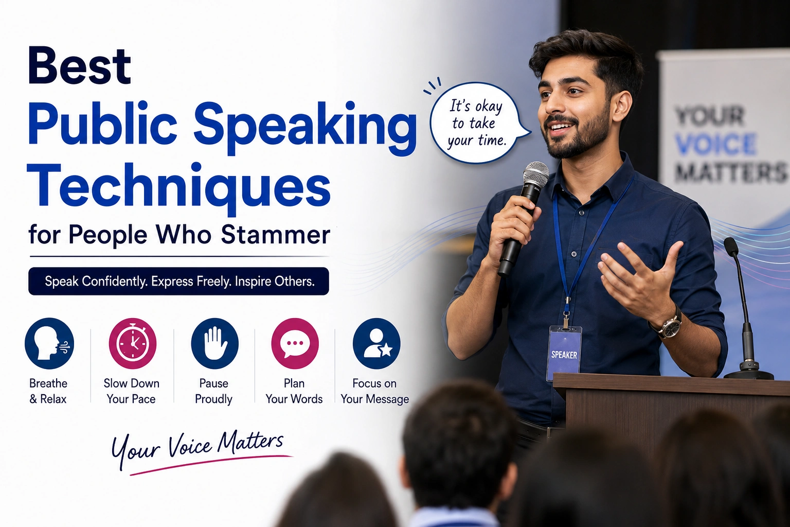 You are currently viewing Best Public Speaking Techniques for People Who Stammer